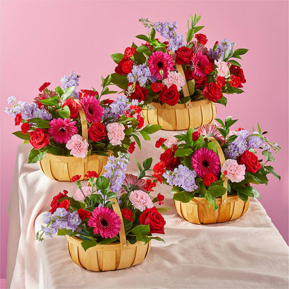 Pink Picnic Basket – LA DEANNE'S FLORIST, Cuthbert GA