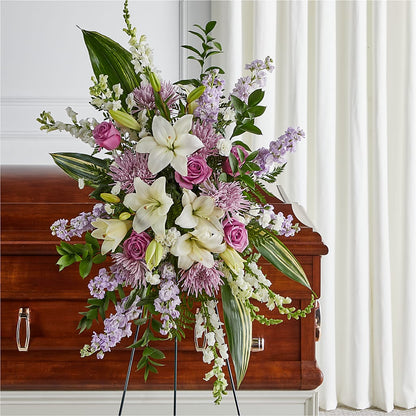 Grateful Hearts Standing Spray – LA DEANNE'S FLORIST, Cuthbert GA