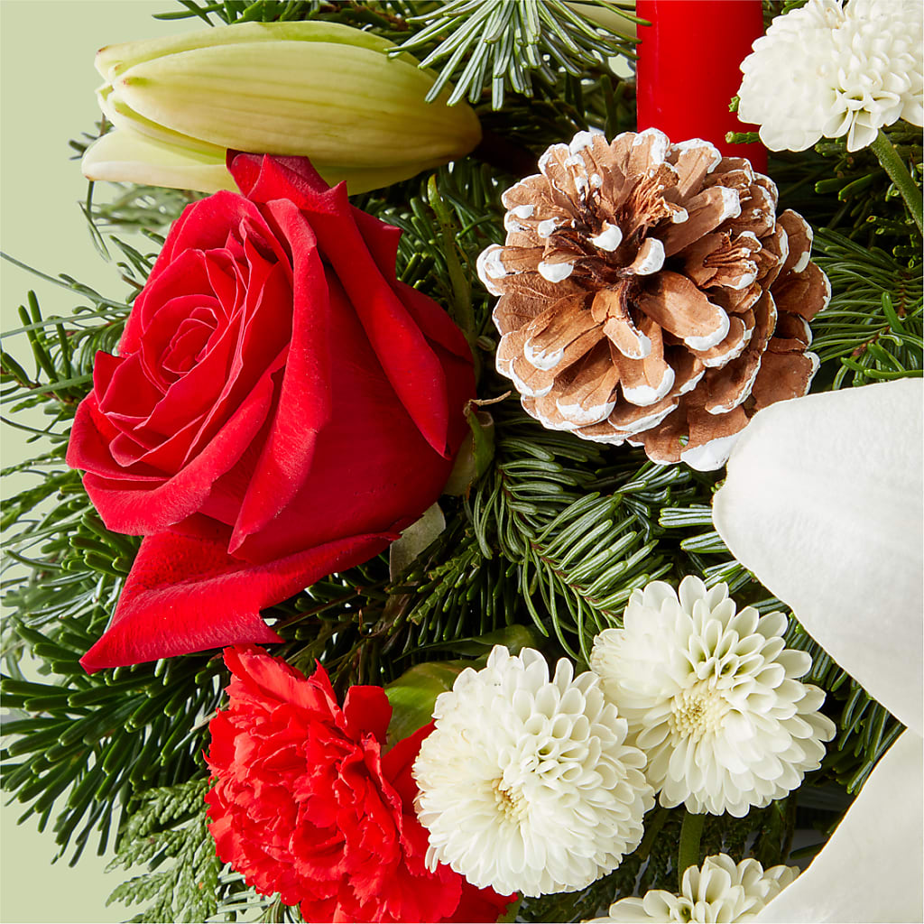 Seasonal Festivities Centerpiece – LA DEANNE'S FLORIST, Cuthbert GA