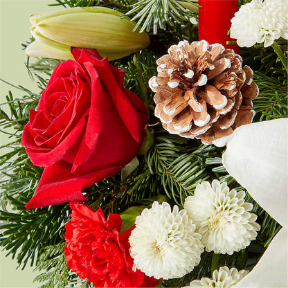 Seasonal Festivities Centerpiece – LA DEANNE'S FLORIST, Cuthbert GA