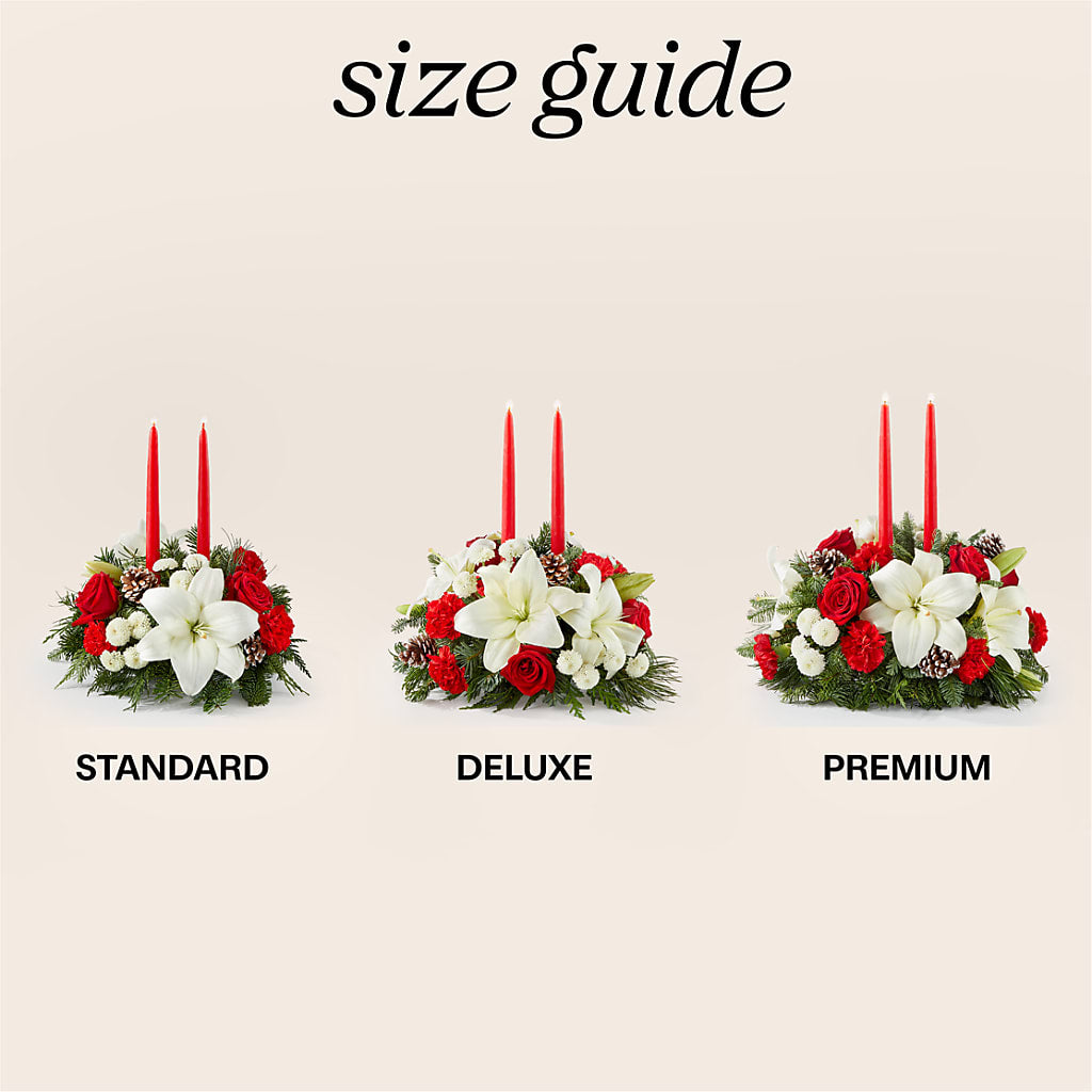 Seasonal Festivities Centerpiece – LA DEANNE'S FLORIST, Cuthbert GA