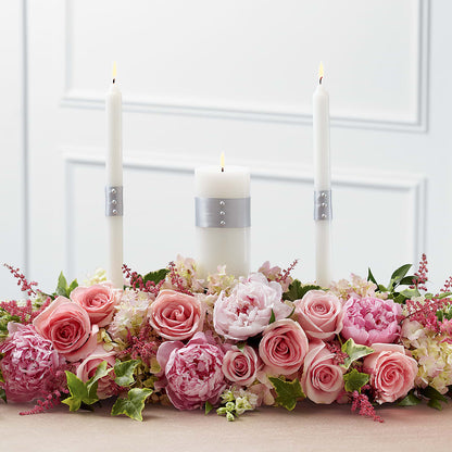 Worldwide Romance Unity Candle Arrangement – LA DEANNE'S FLORIST, Cuthbert GA