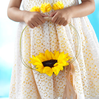 Sweet Sunshine Flower Girl Bouquet – LA DEANNE'S FLORIST, Cuthbert GA